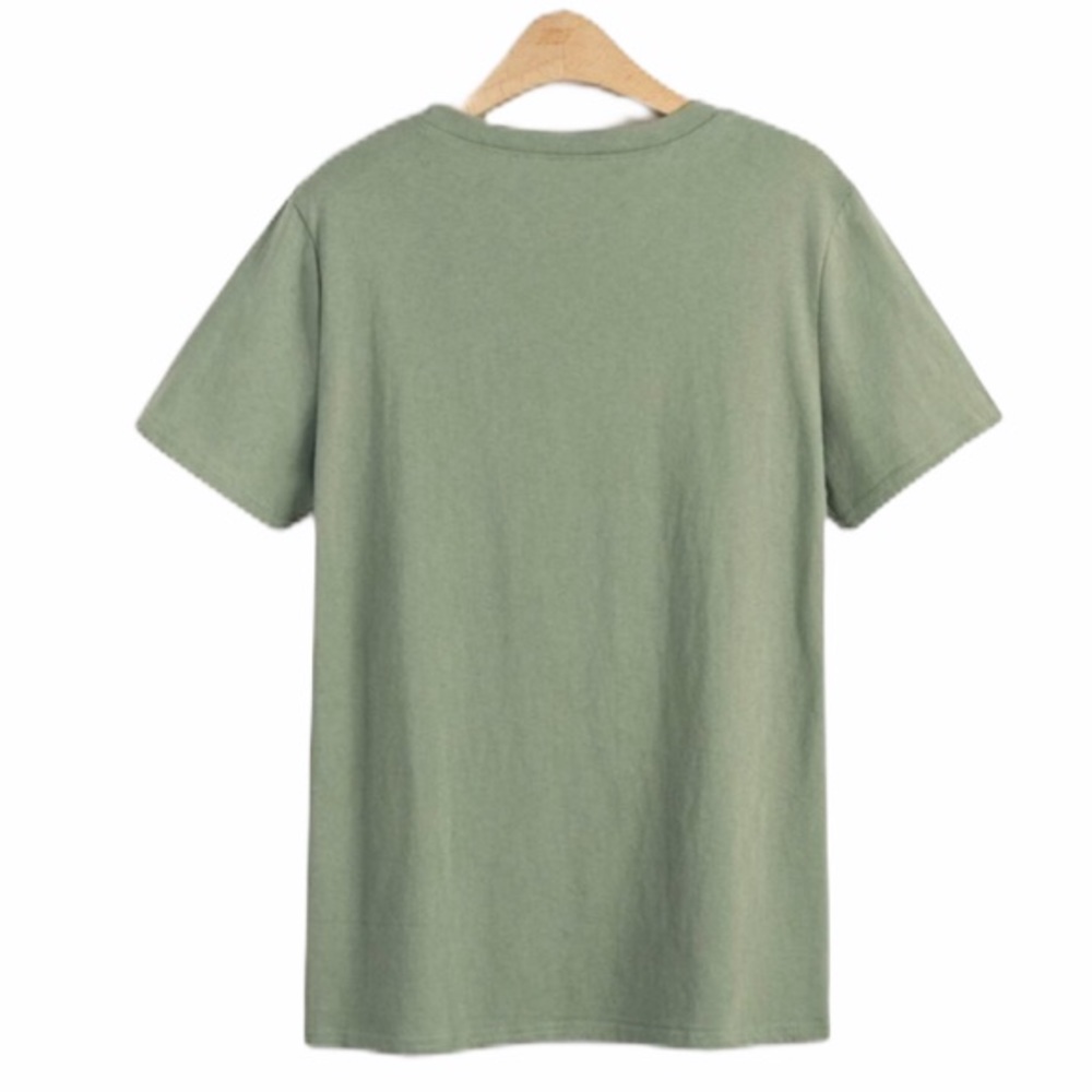 PLUS good vibes only graphic green tee - Picture 3 of 4